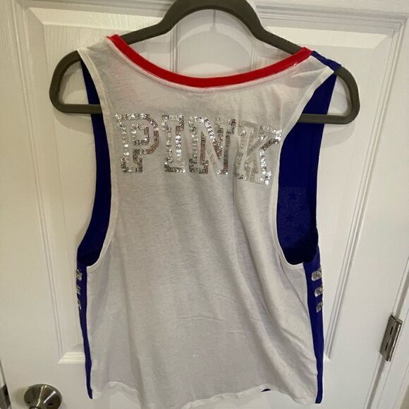 Pink small sequined flag shirt - Picture 2 of 5